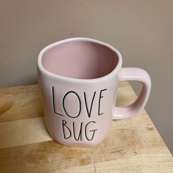 Rae Dunn Other - Beautiful New Pink Rae Dunn “Love Bug” Mug Valentine’s Day